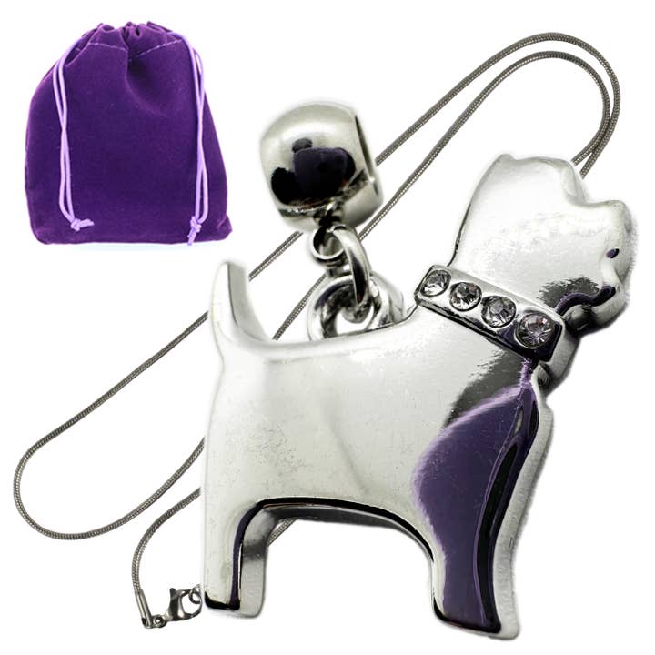Dave The Bunny - Wholesale Pet Collar Charm - Cat/Dog - Scottish Terrier Jewelry - Scottie Dog Decor