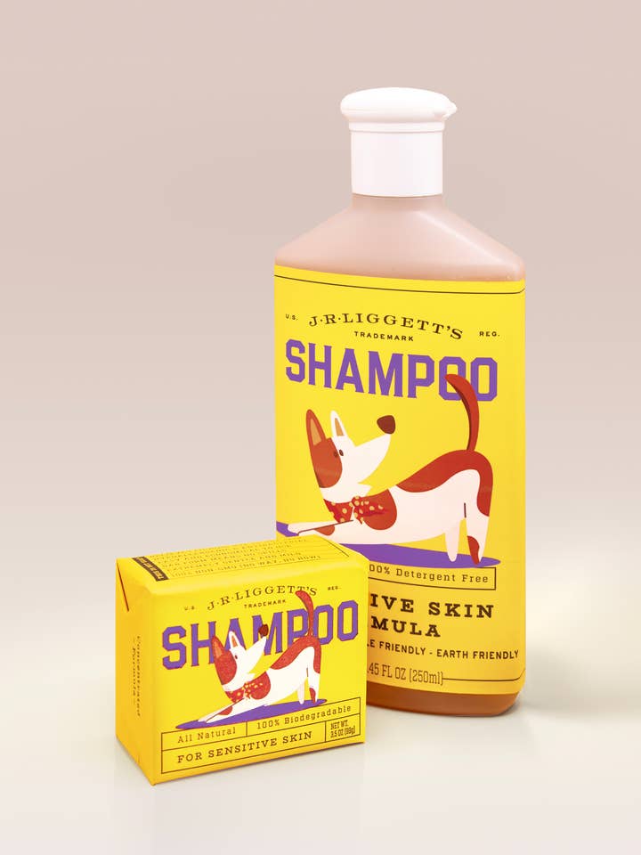 Shampoo per cani per pelle sensibile per la vendita all'ingrosso da parte di J.R.LIGGETT'S®