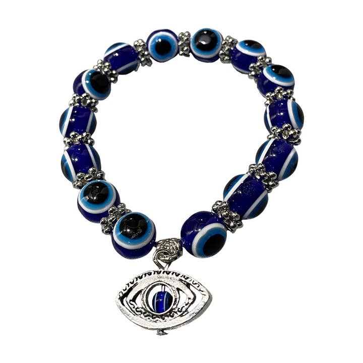 VIE - Wholesale Charm/Dangle Bracelet -
Evil Eye Beaded Stretch Bracelet4