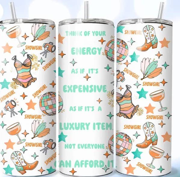 The Detailed Diva - Wholesale Insulated Mug/Tumbler - The Life of a Showgirl 20oz Tumbler – Taylor-Inspired Cup0