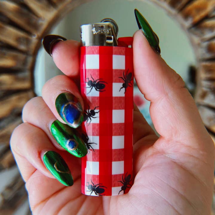 Formas em um cobertor - Envolvimento de isqueiro de vinil por atacado de Chaos Magic Studio