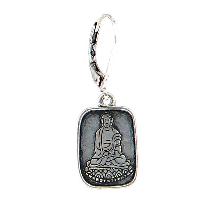 Baked Beads - Wholesale Dangle Earrings - Enamel Buddha Earring