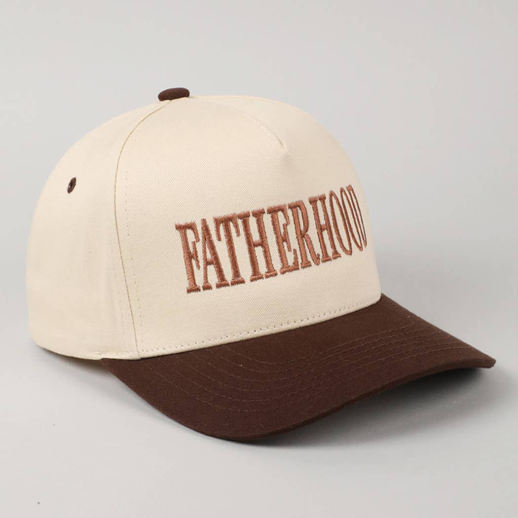 Fashion City - Wholesale Trucker pet - Heren - FATHERHOOD Geborduurde Tweekleurige Truckerpet10
