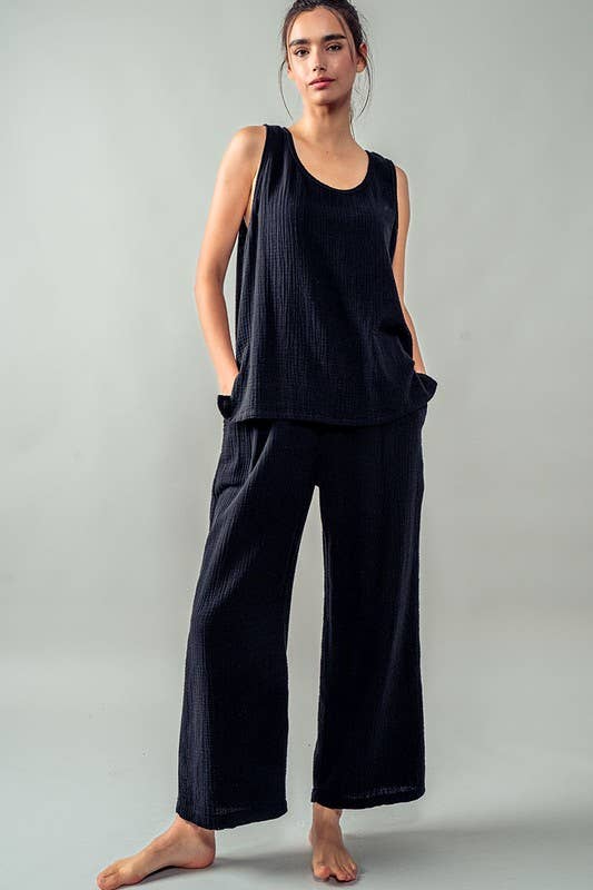 Urban Daizy - Wholesale Tank Top - Women's - Vintage Washed Double Gauze Tank Top18