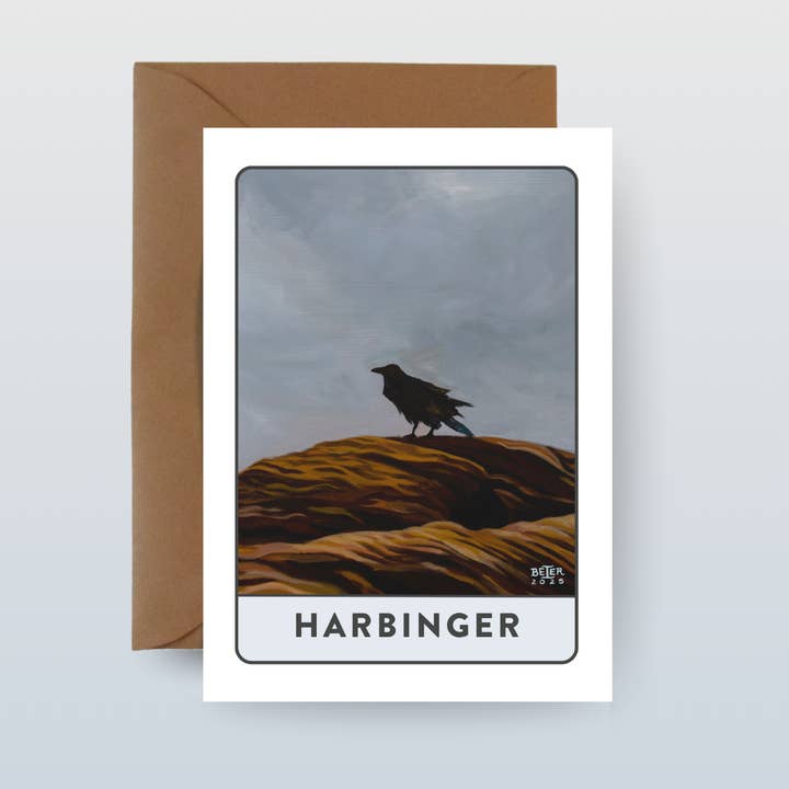 5"x7" Harbinger Wenskaart met Kraft Envelop voor wholesale door Painting the Southwest
