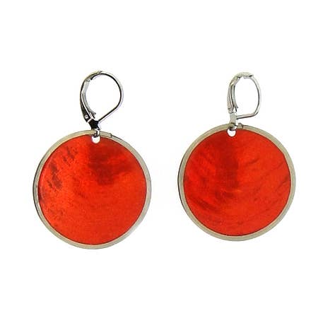 Handgjord örhänge i naturmaterial för wholesale av Culture Mix