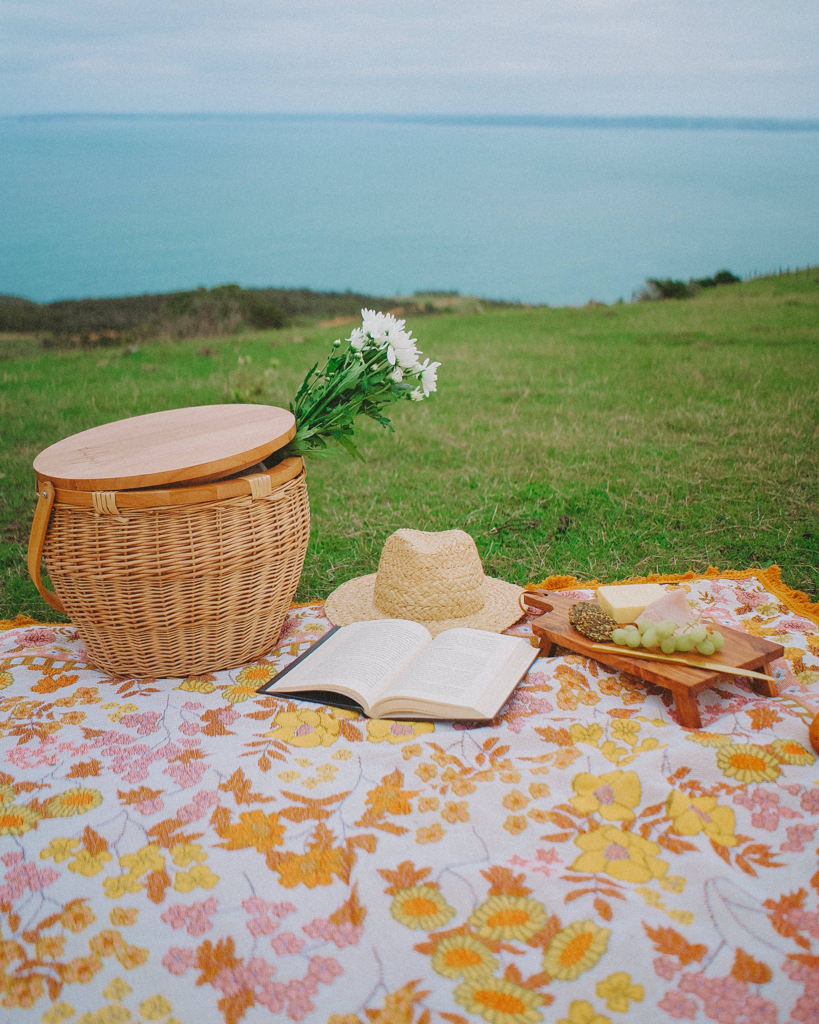 Sunni Scenes - Wholesale Area Rug - Poppy - Picnic Beach Throw Rug - XL9