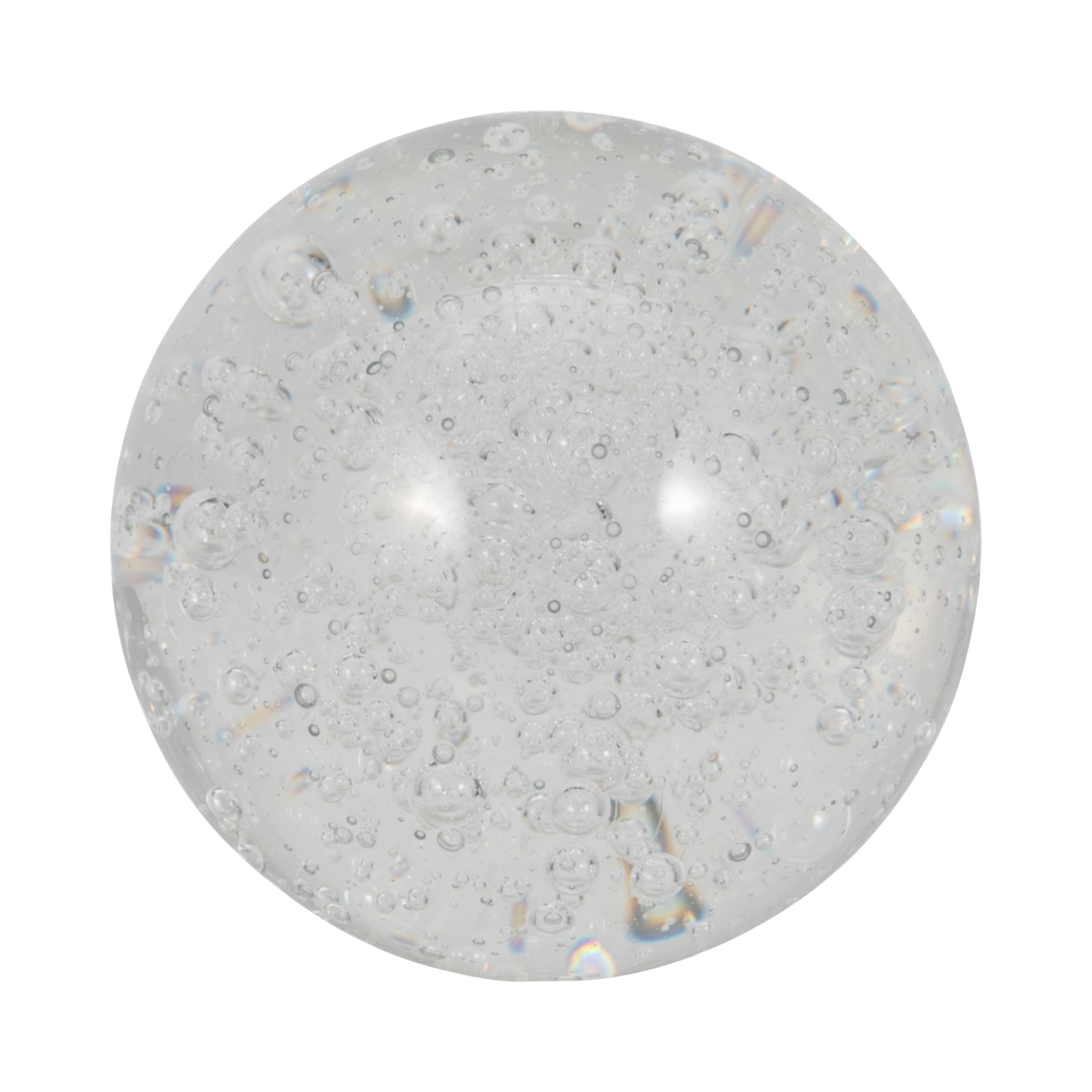 Sagebrook Home - Wholesale Decorative Tabletop Object - Clear 4 in. Glass Crystal Ball Decorative Orb4