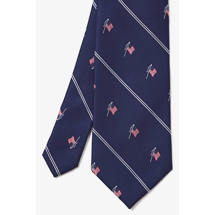 Wild Ties - Wholesale Necktie - Men's - Home of the Brave - American Flag Necktie1