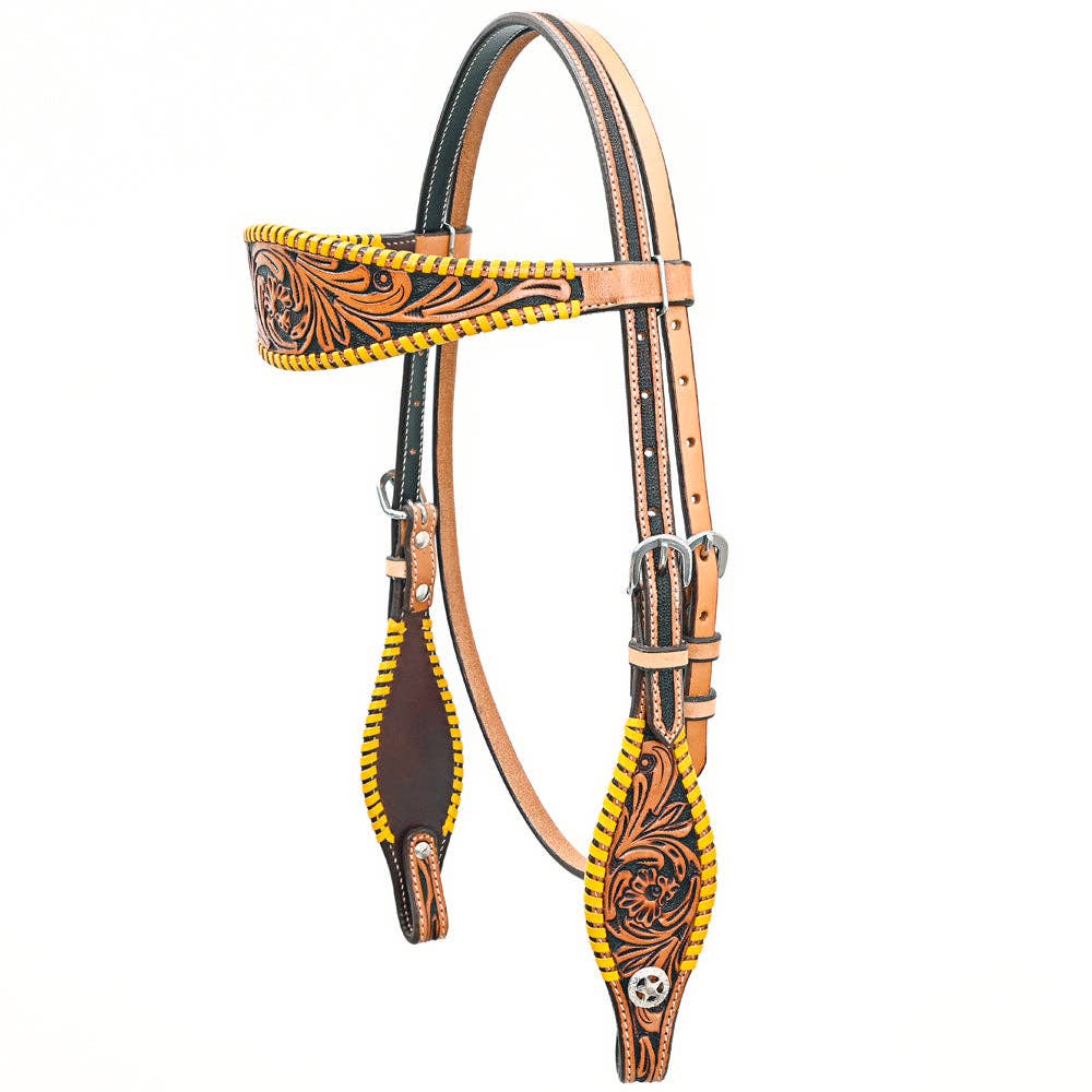 BarH Tack - Wholesale Horseback Riding Gear - Western Leather Headstall0