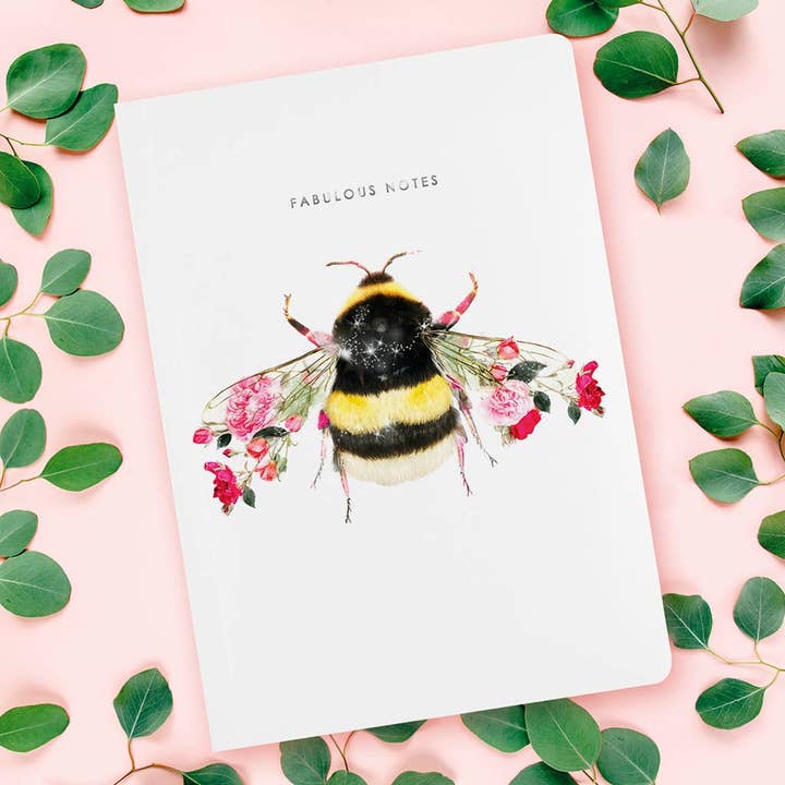 Lola Design Ltd - Wholesale Notebook - Luxury Bee Notebook