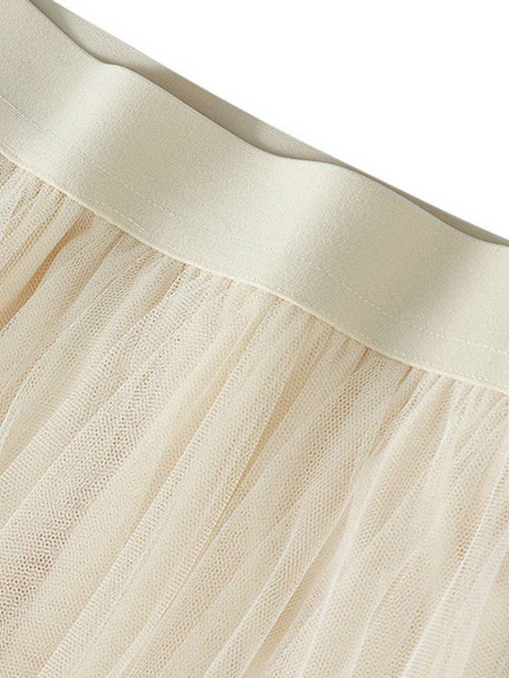 safistyle - Wholesale Skirt - Women's - Asymmetric Ruffle Mesh Skirt11