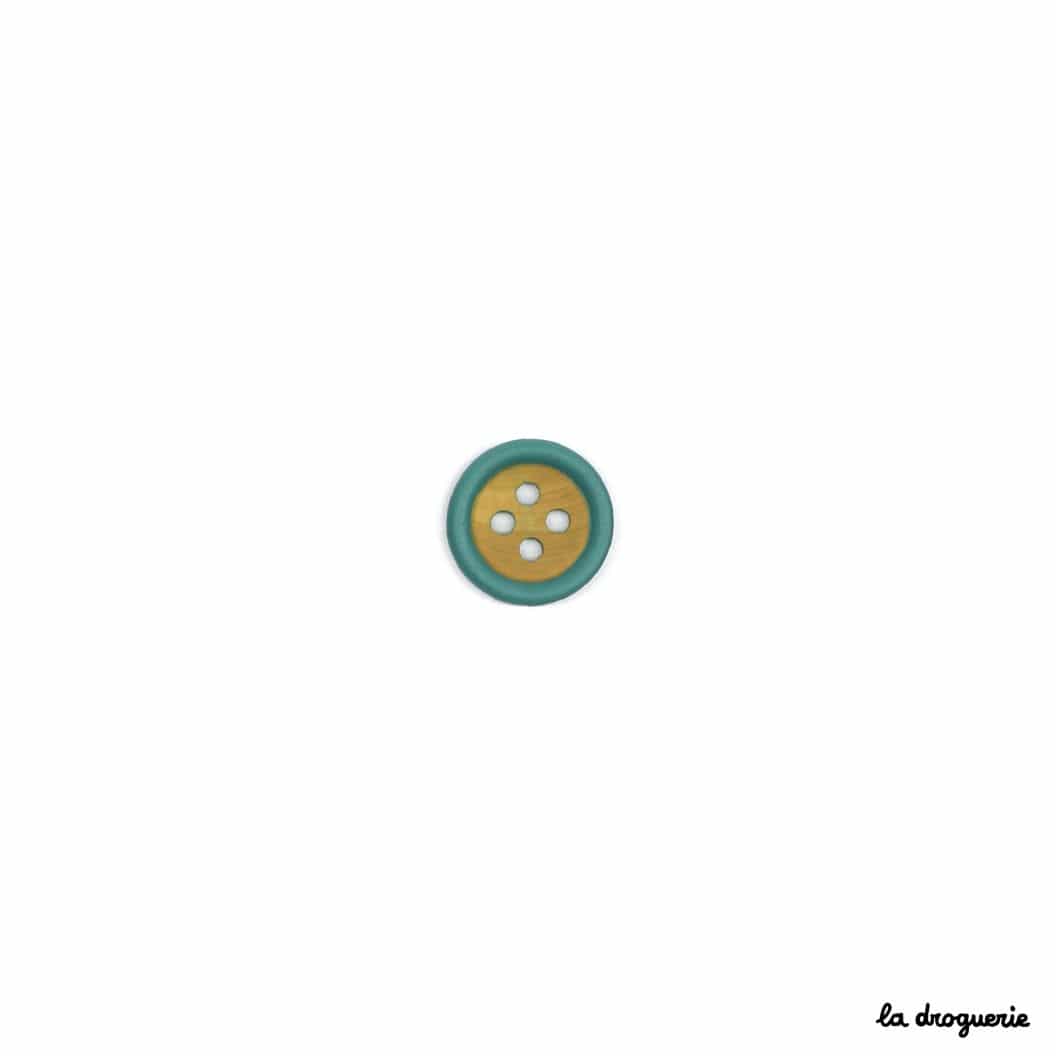 LA DROGUERIE - Wholesale Sewing Button/Snap - "Colored Boxwood" Button 14 mm14