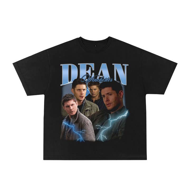Maglietta Dean Winchester con grafica Supernatural a forma di fan per la vendita all'ingrosso da parte di TheKingShirt