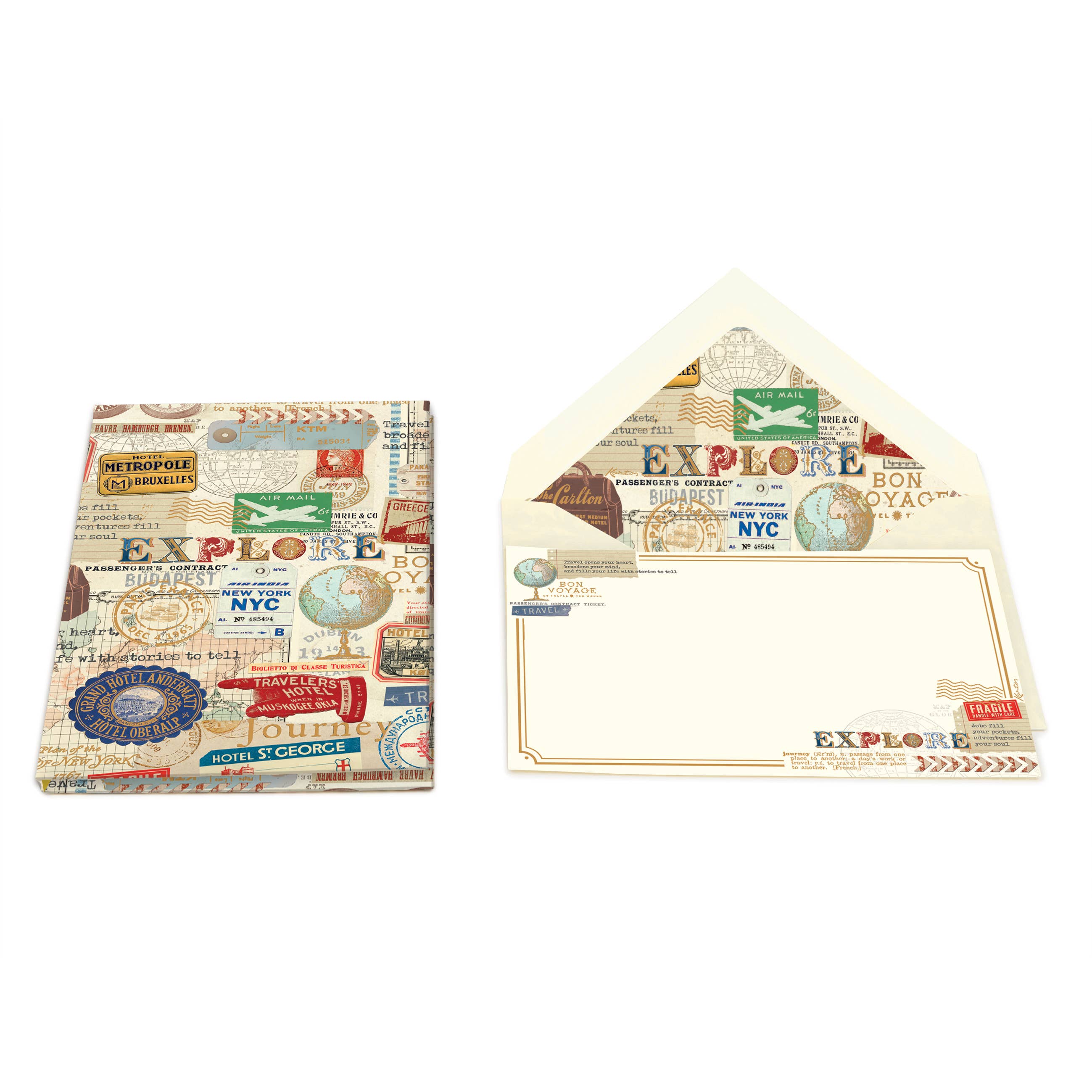 San Lorenzo Design - Vente Assortiments de papeterie/cartes - Cartes Portfolio de taille moyenne, cartes de billets, papeterie italienne2