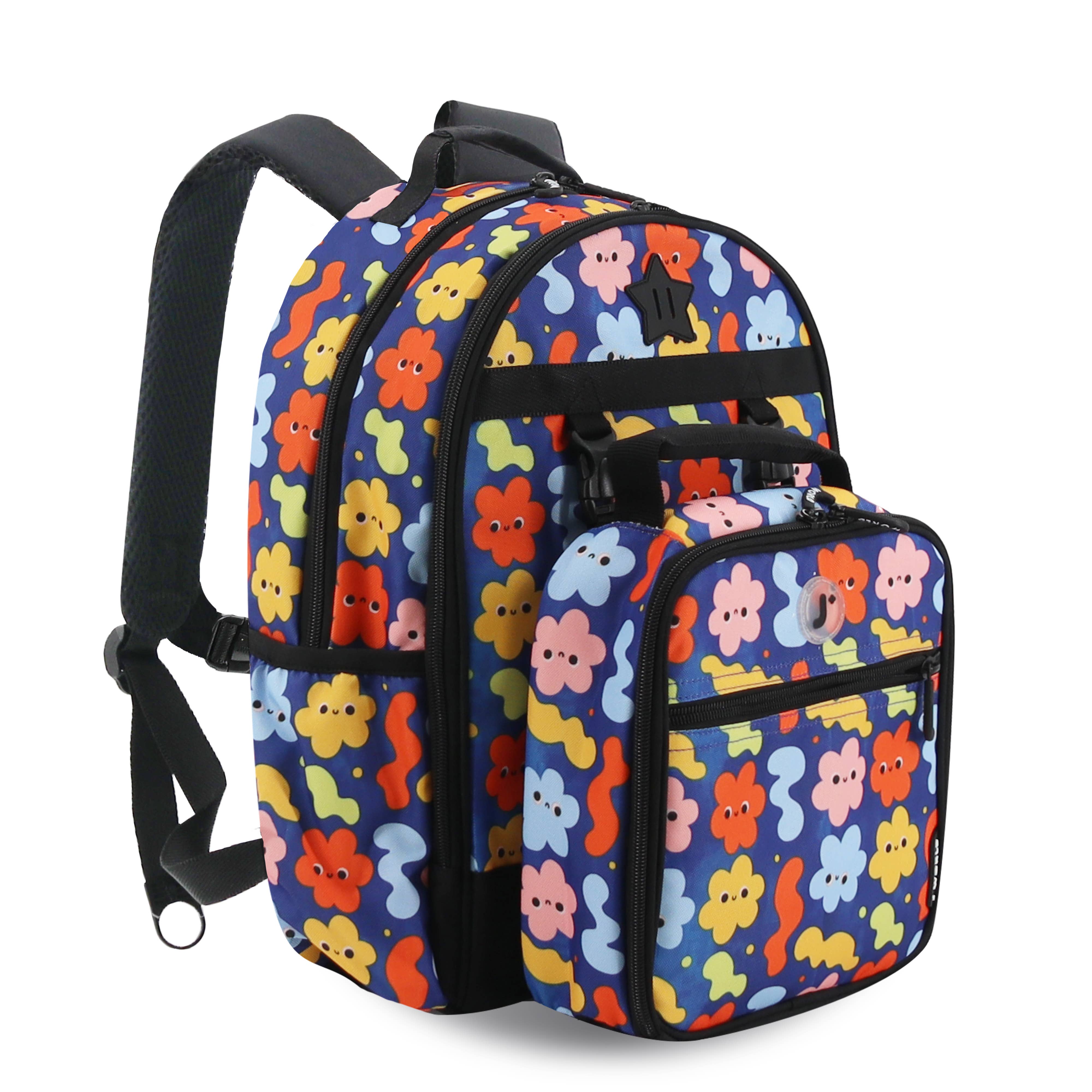 J World - Vente Sac à dos – enfant - J World Duet Sac à dos 16" pour enfants & Ensemble boîte à lunch détachable3