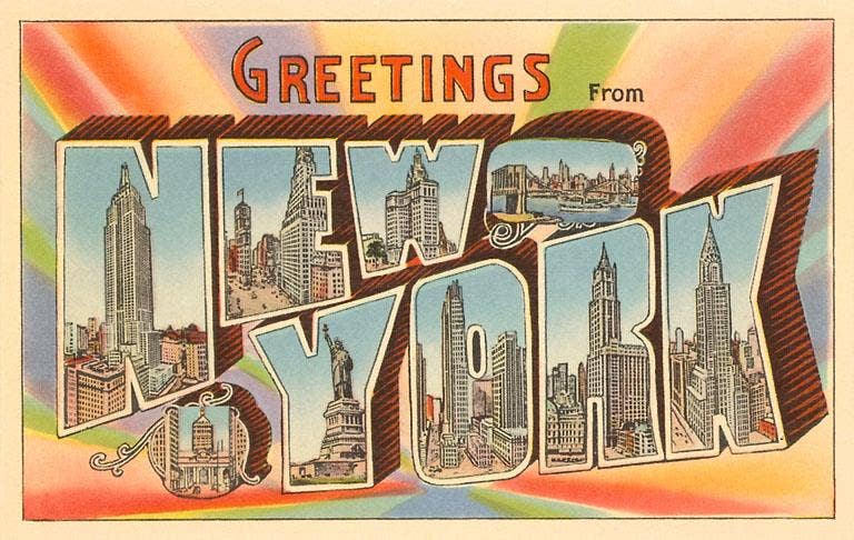 Found Image Press - Wholesale Postcard - Postcard NY-621 Greetings from New York City0