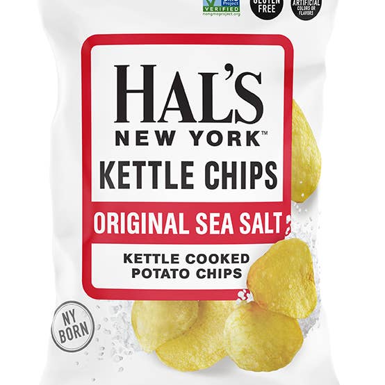 Hal's New York - Wholesale Chips - Hals NY Original Sea Salt Chips, 2 oz