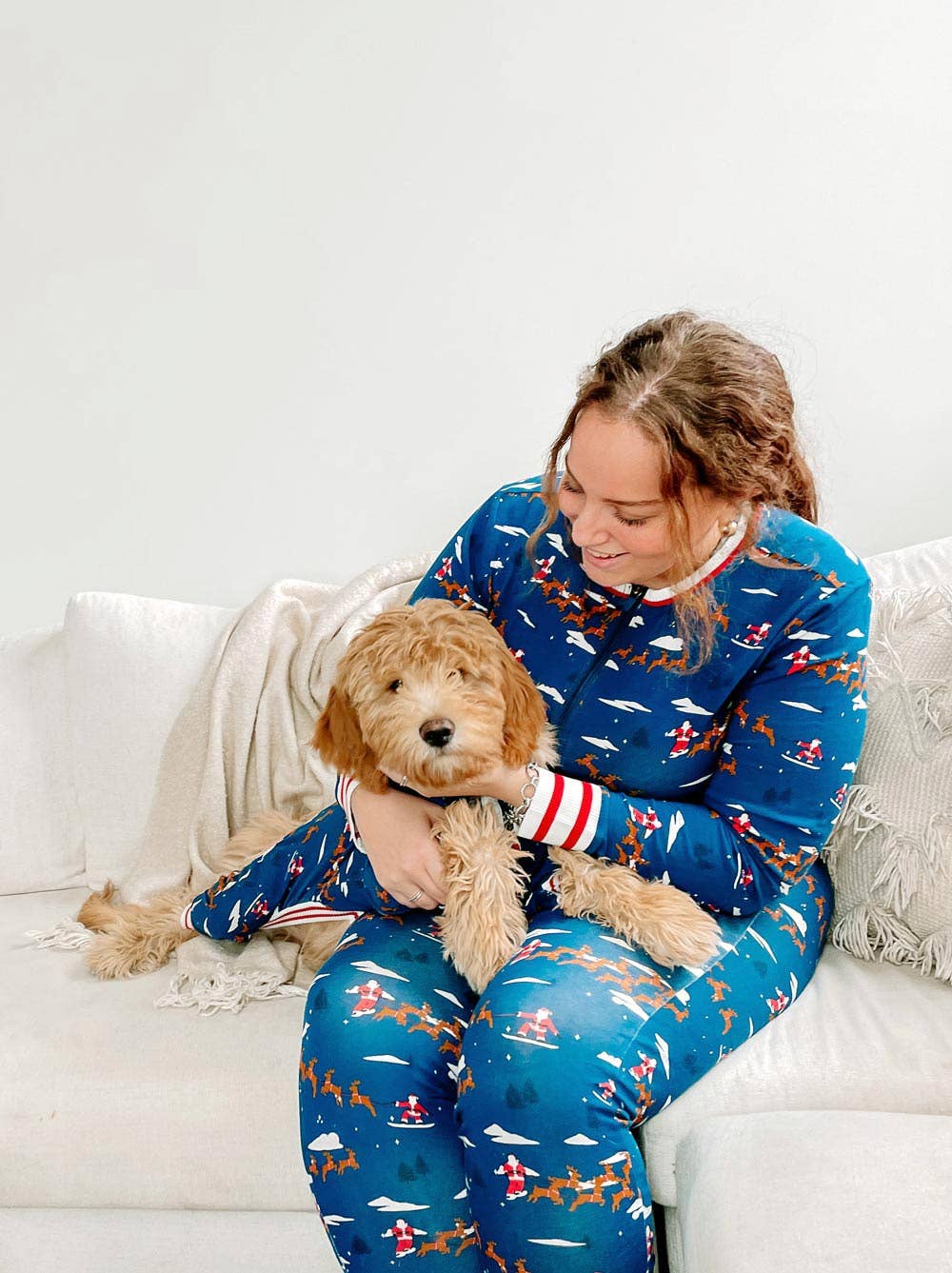 Good Thomas – wholesale Sleepwear set – men's – Santa Sleighs Pajama (Dog & Kid Sizes Only)4