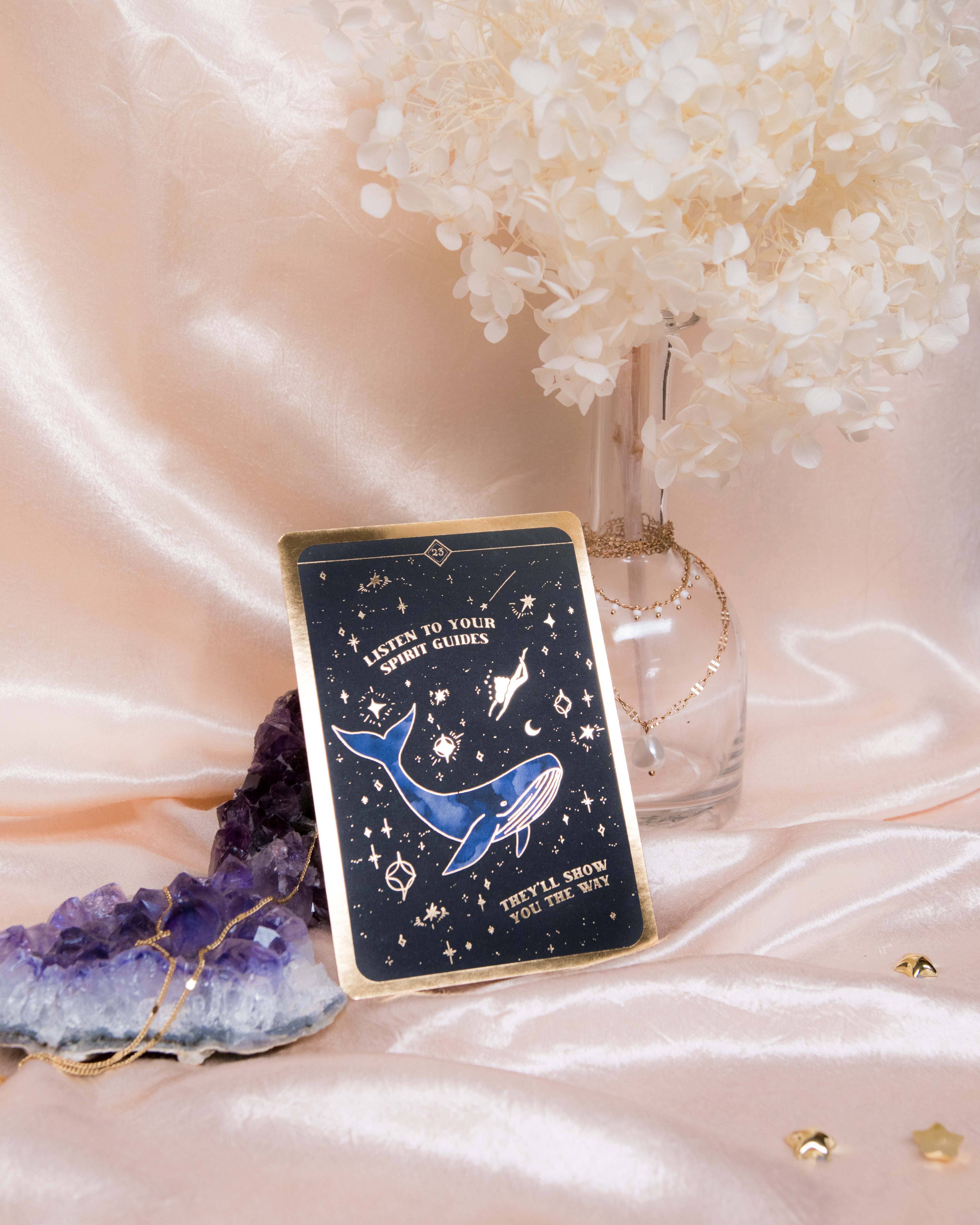 DreamyMoons - Wholesale Tarot Cards - Soul Whispers Gold Foiled 33 Card Deck8