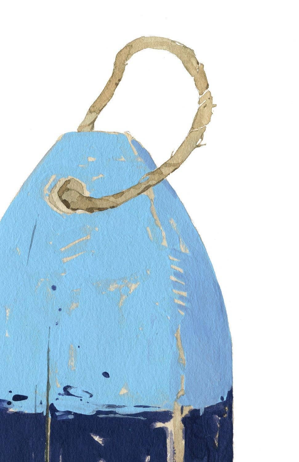 Studio Tuesday - Wholesale Art Print - Nautical Lobster Buoy Print, Blue and Navy Buoy Wall Print5