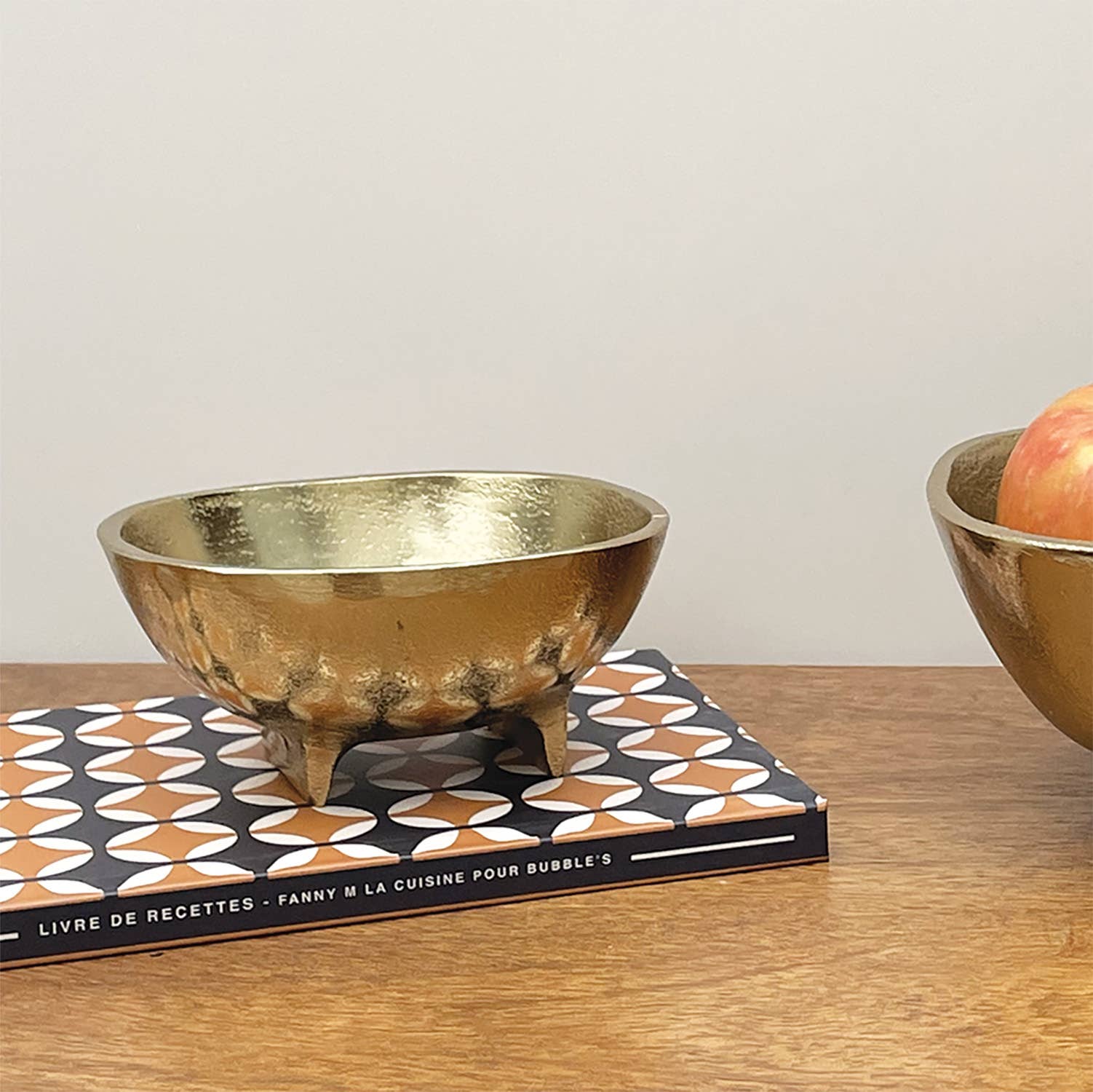 Opjet Paris - Wholesale Decorative Tabletop Object - Juliette square pm gold dish L13 P13 H6cm4