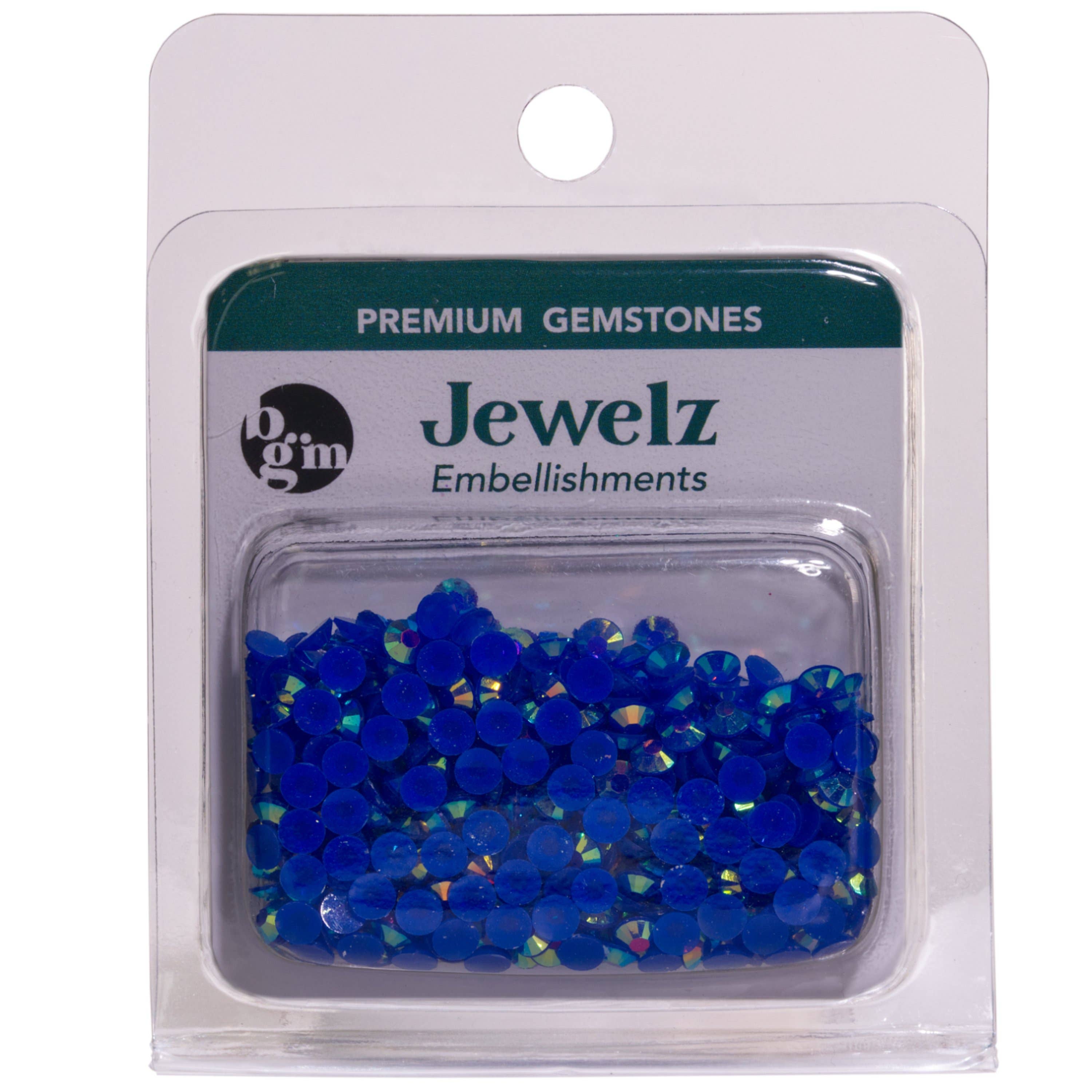 Buttons Galore & More - Wholesale Craft Supplies - Sapphire AB Flat Back Jewelz1