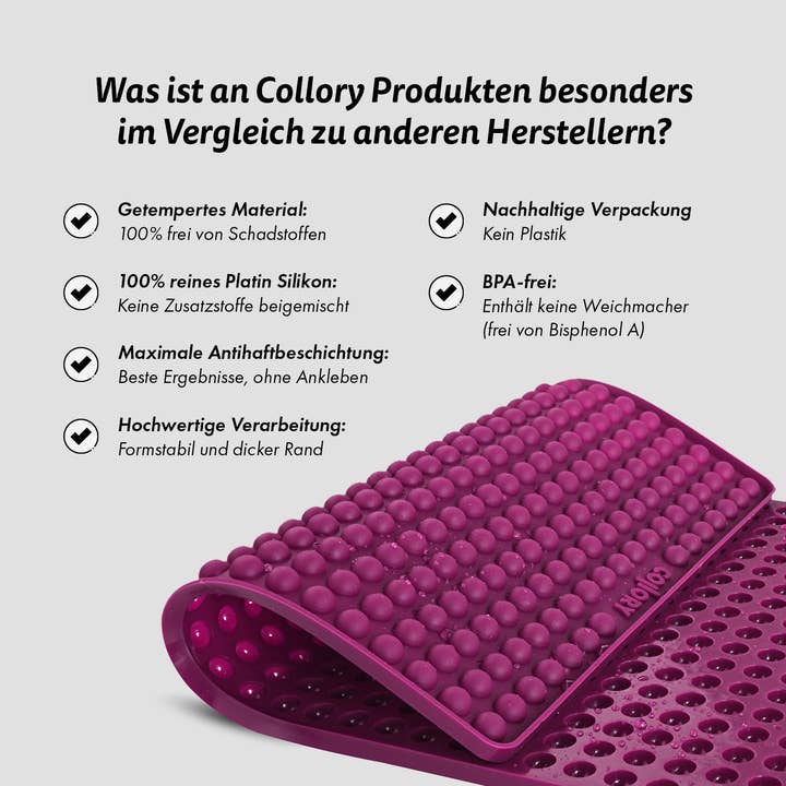 Collory - Wholesale Baking Sheet/Mat - Hemisphere baking mats in (mini, medium, large)80