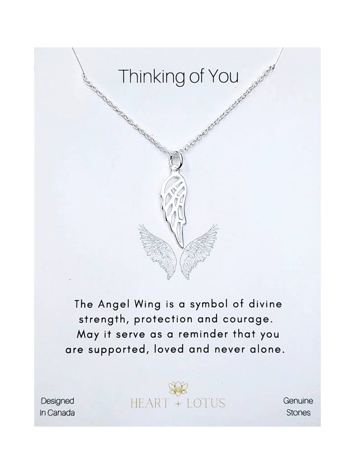 Denke-an-dich-Halskette aus Sterlingsilber für den Großhandel von Heart and Lotus Sterling Silver Jewelry