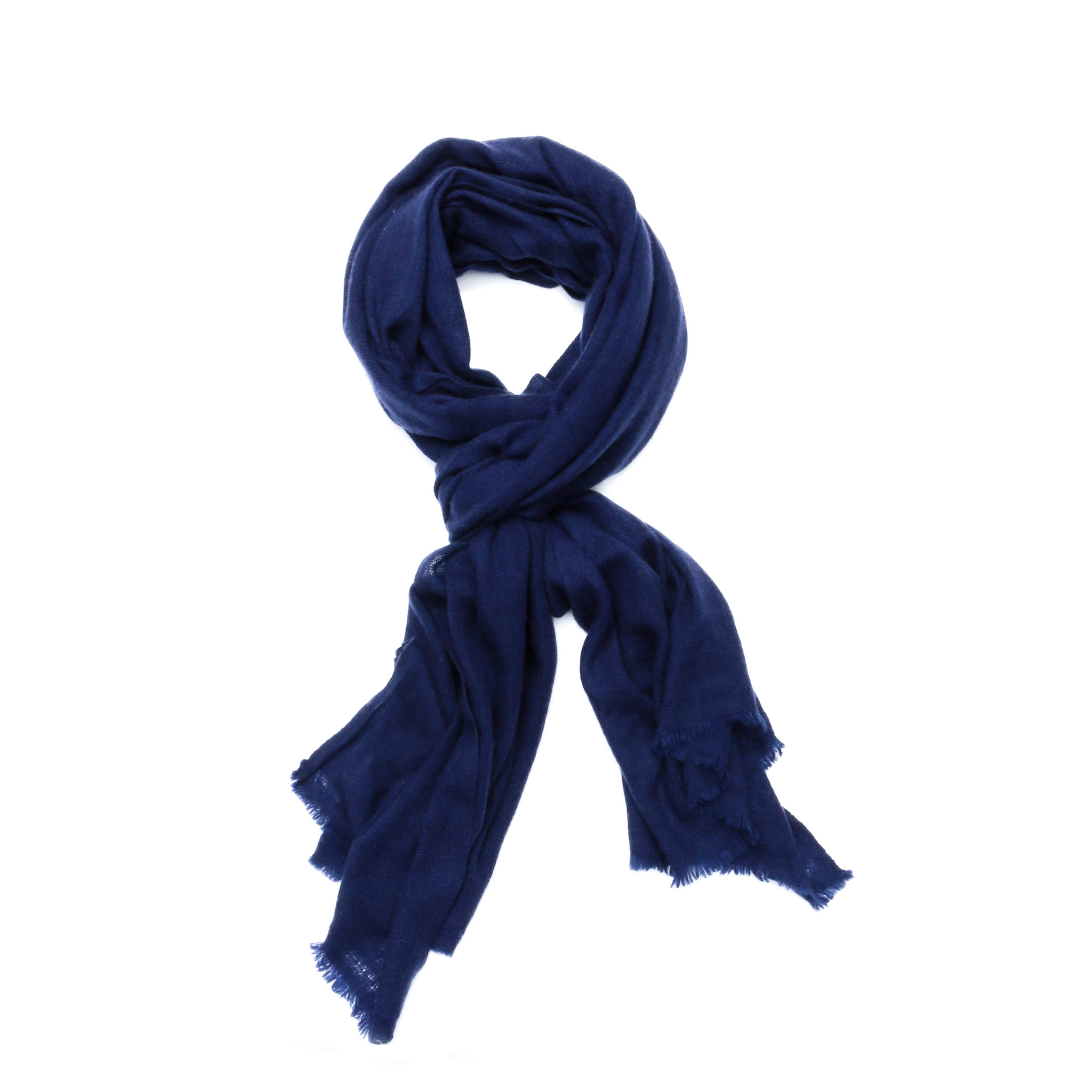 Tavy Tavy – wholesale Halsduk - Unisex – Indigo Marinblå 100% Cashmere Wrap Mjukaste Helårshalsduk2