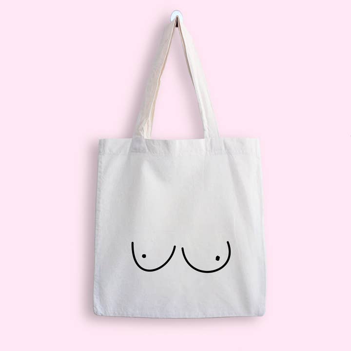 Risqué Gifts - Wholesale Tote Bag - Women's - Boob Tote Bag6
