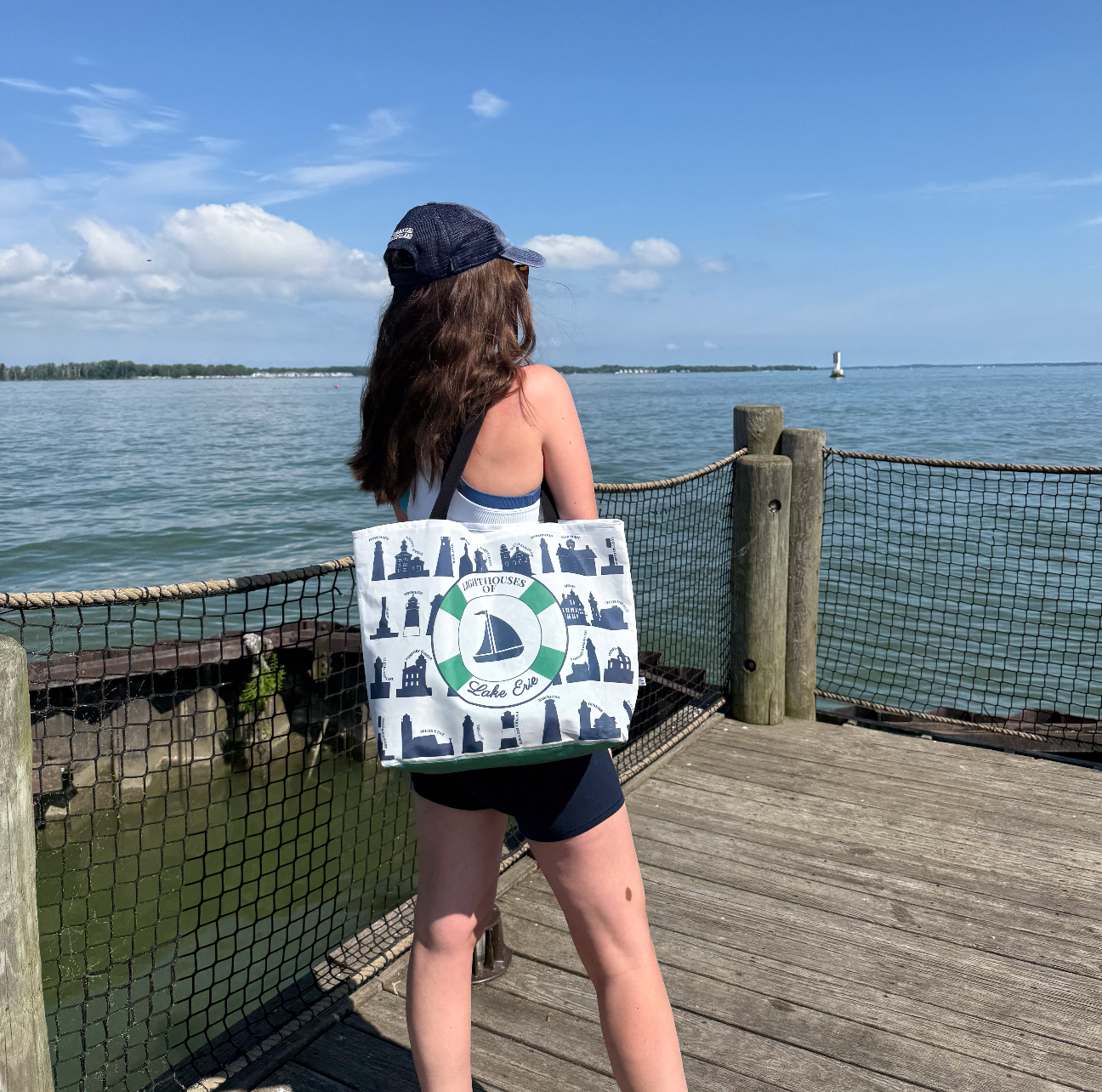 Anne Cate - Wholesale Beach Bag - Beach Stripe Sailcloth Tote Beach Bag - Add your Beach3