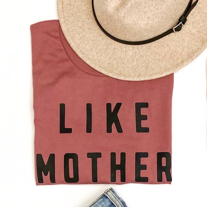 Wie Mutter Tee - Schwarzes Design für den Großhandel von Merce and Company