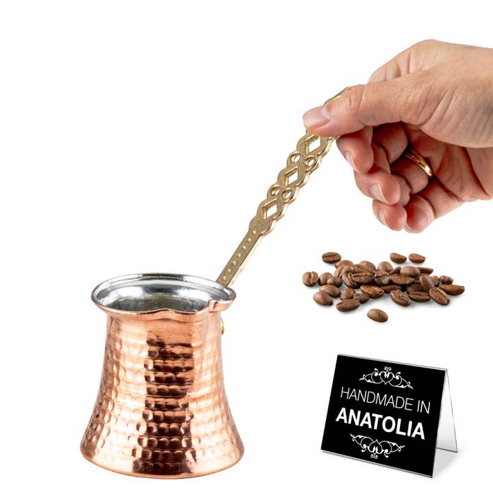 Cafeteira Turca Hakan para Fogão, Aquecedor de Água em Cobre por atacado de Hakan