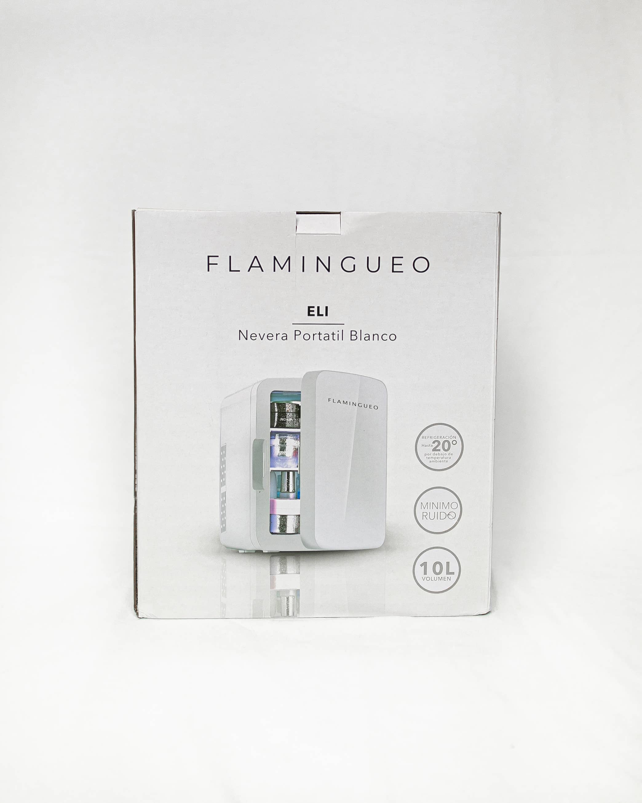 Flamingueo - Wholesale Portable/Mini Fridge - Mini Refrigerator 10L - Cosmetic Fridge White Color EU PLUG11