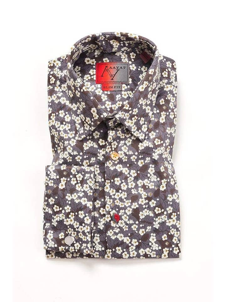 Aayat Menswear – Großhandel Hemd mit Button-down-Kragen – Herren – HERREN HEMDEN MIT FRANZÖSISCHEN MANSCHETTEN, SCHMALE PASSFORM, NANTES