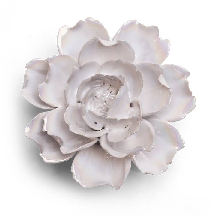 Ceramic Flower Wall Art Pearl Rose for engroshandel hos Chive EU