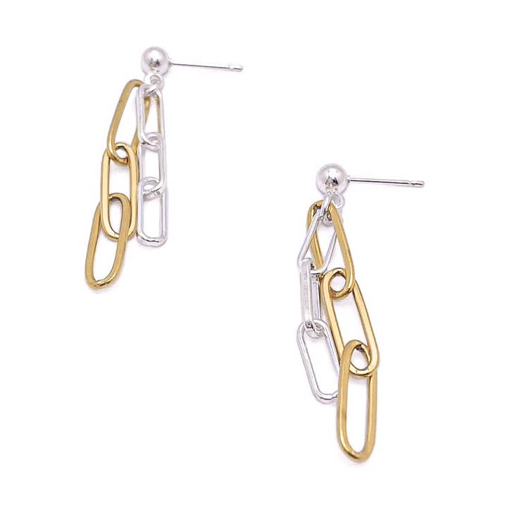 Duo earrings for wholesale by Alegria Accessories Inc.