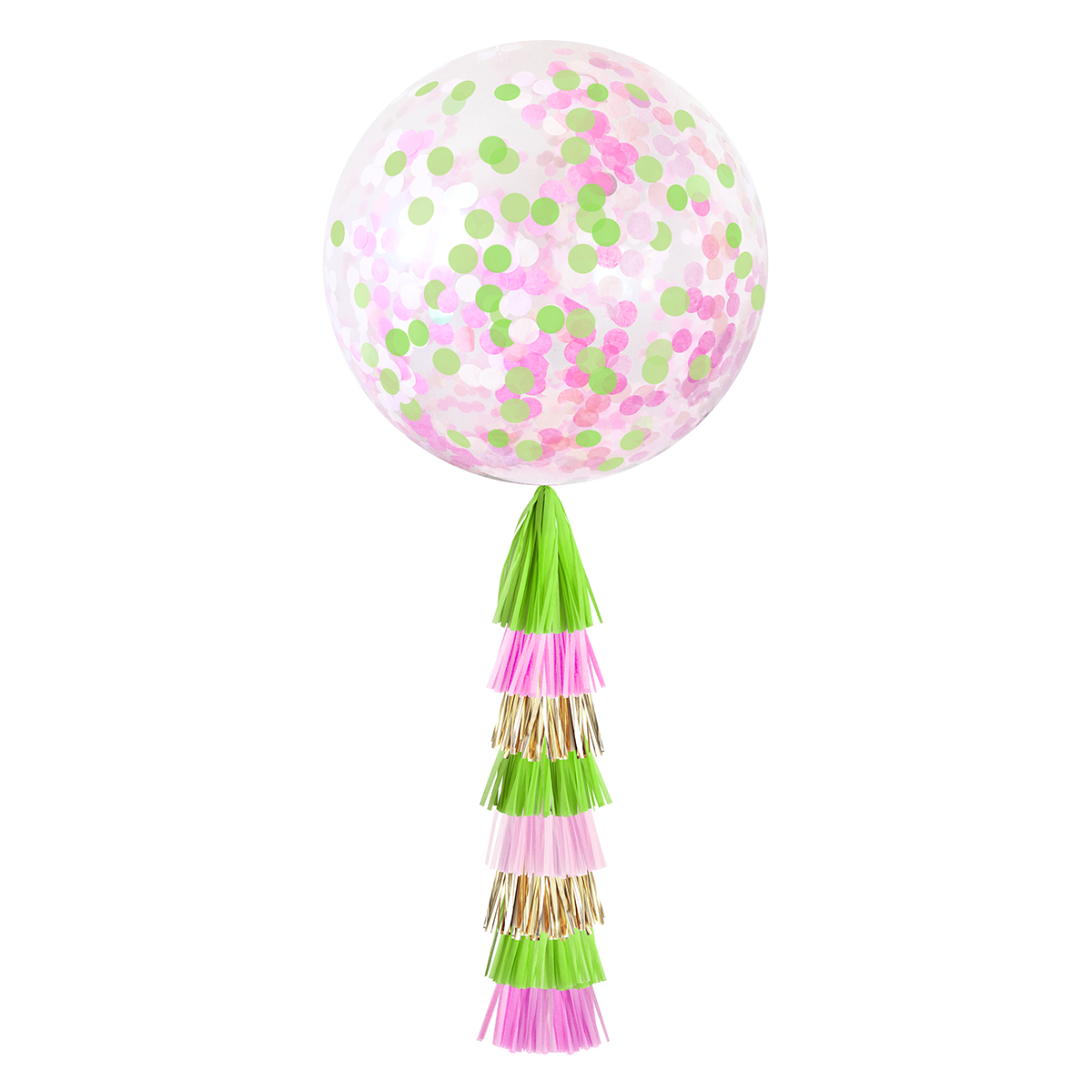 Wholesale Jumbo Confetti Balloon & Tassel Tail - Tropical for your