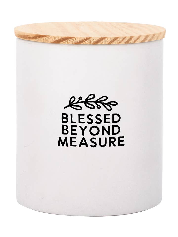 Blessed Beyond Measure - Canisters W/ Lid for wholesale by Dexsa