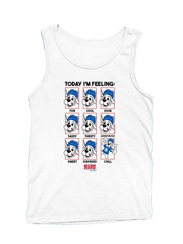 Officially Licensed Slush Puppie Cartoon Men's Tank Top for wholesale by Snack Tees