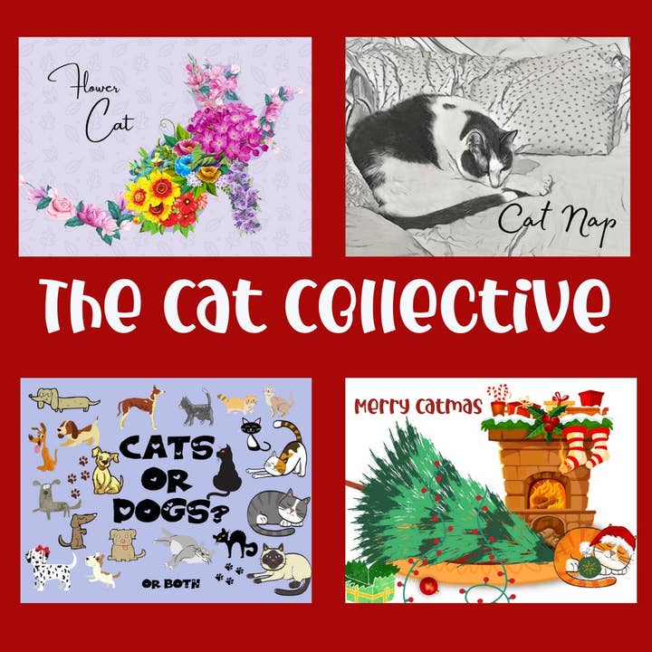 Cat Postcard Bundle for PostCrossing & Pen Pals for wholesale by Piles of Postcards