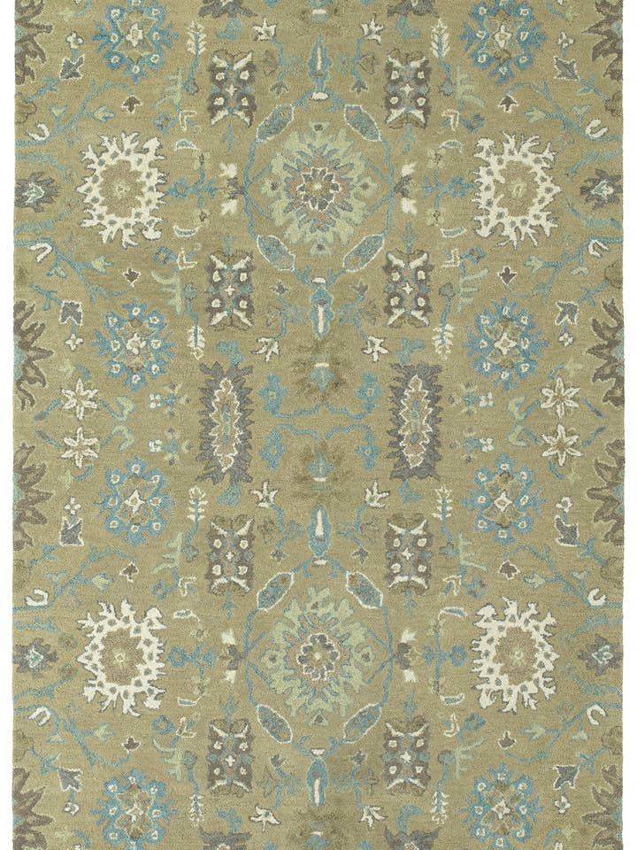 Alfombra rectangular Amaranta Collection Sage de 4 pies x 6 pies para venta al por mayor de contempo fashion