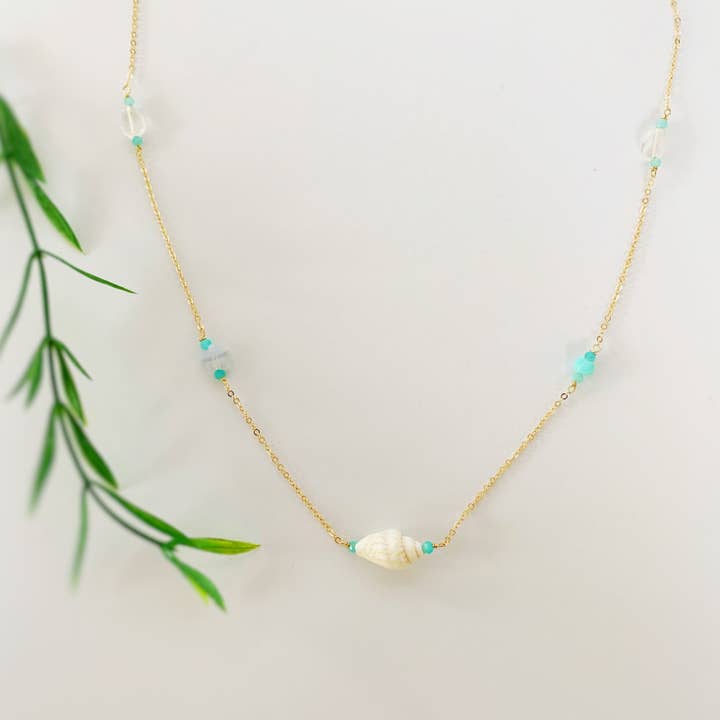 Island Hopper Necklace - Summer for wholesale by Mermaids + Madeleines