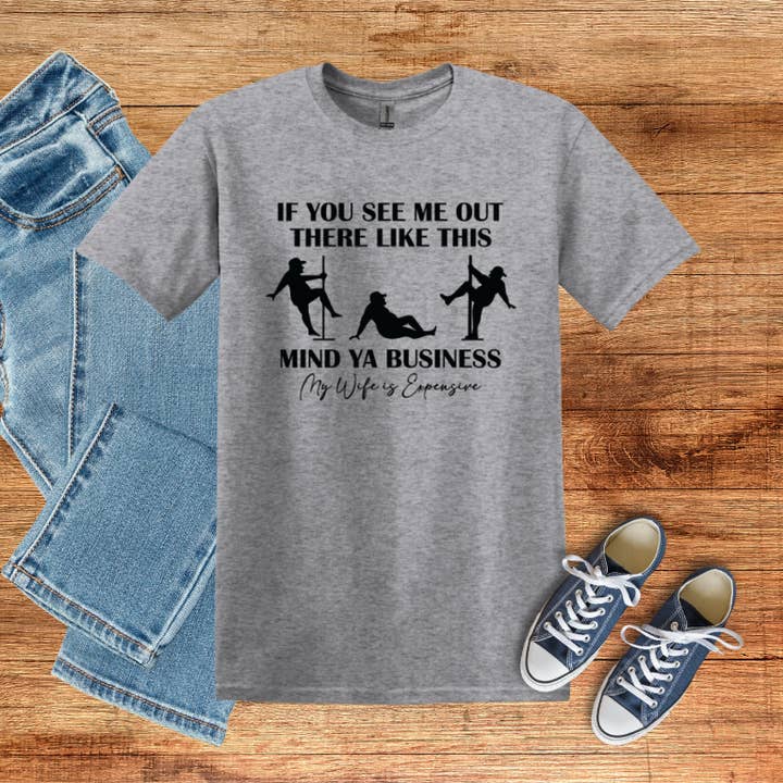 Mind Ya Business Tee for wholesale by Aint Just Tees