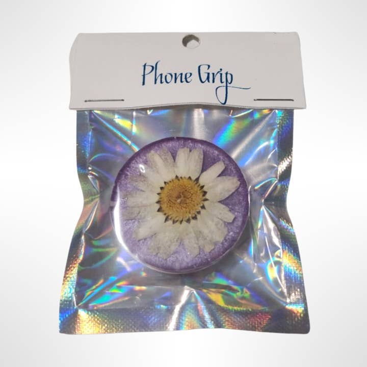 Äkta blomma harts telefonhållare för wholesale av Blue Bourbon Designs