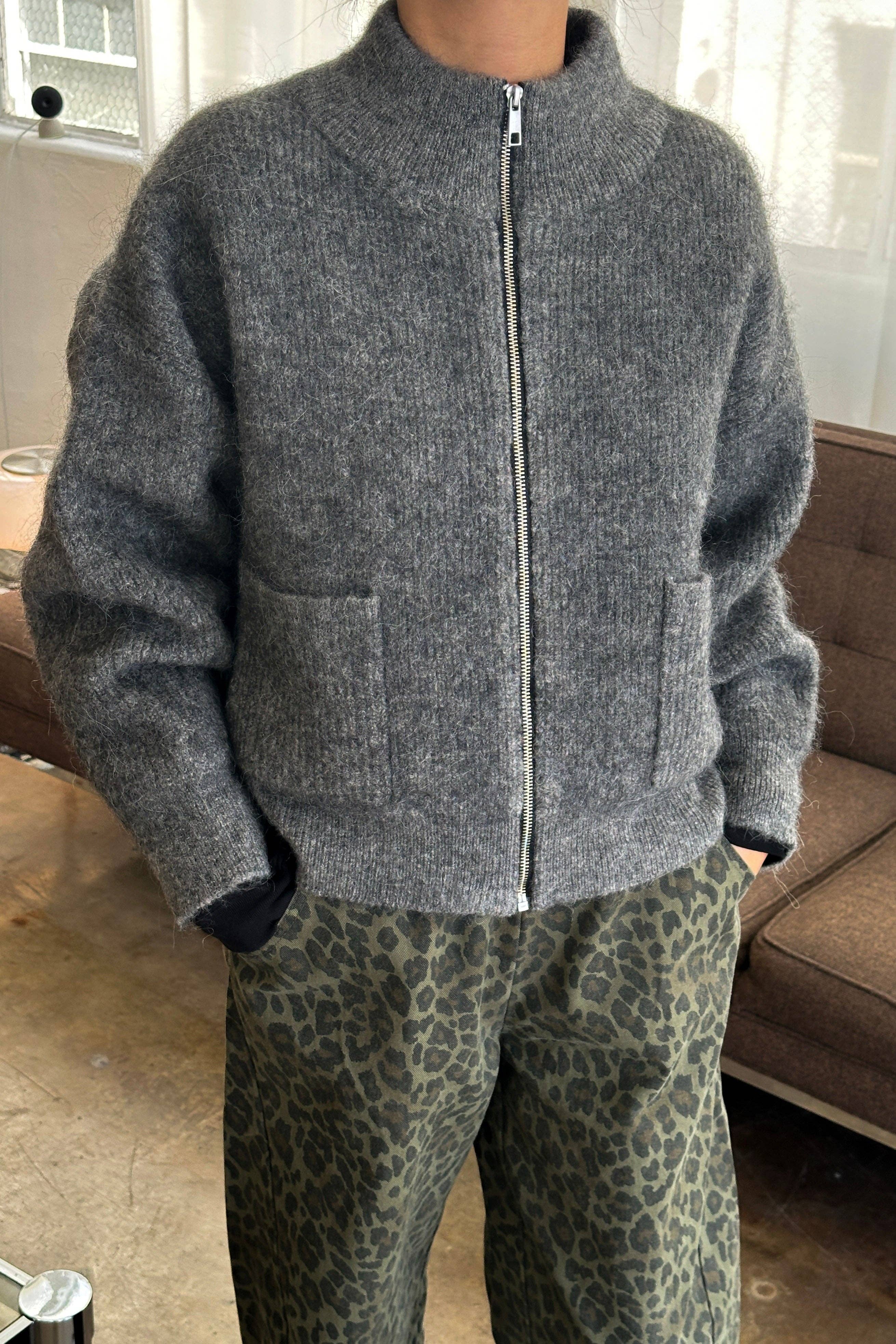 Le Bon Shoppe - Wholesale Jacket - Women's - Alpaca Zip Front Jacket - (2XS/S - 2M/L)4