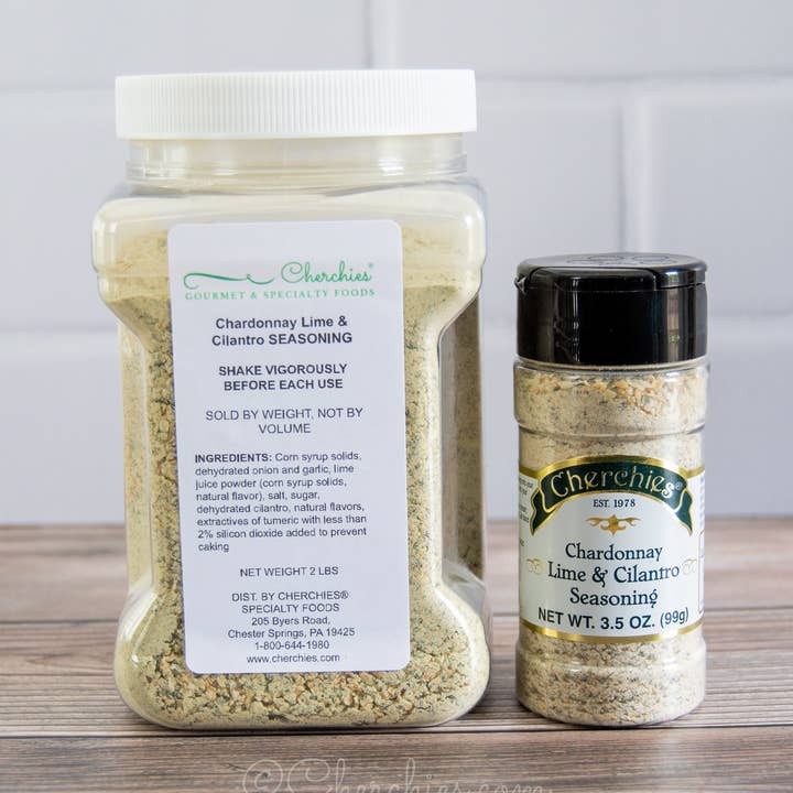 Chardonnay Lime & Cilantro Seasoning FOOD SERVICE for wholesale by Cherchies Specialty Foods