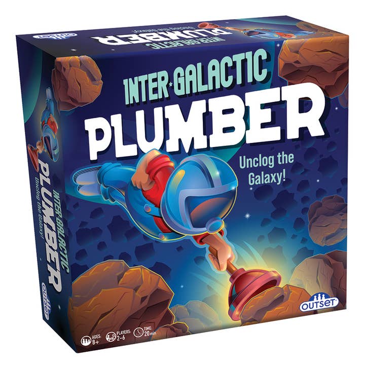 Outset Games and Cobble Hill Puzzles - Wholesale Board Game - Intergalactic Plumber Game0