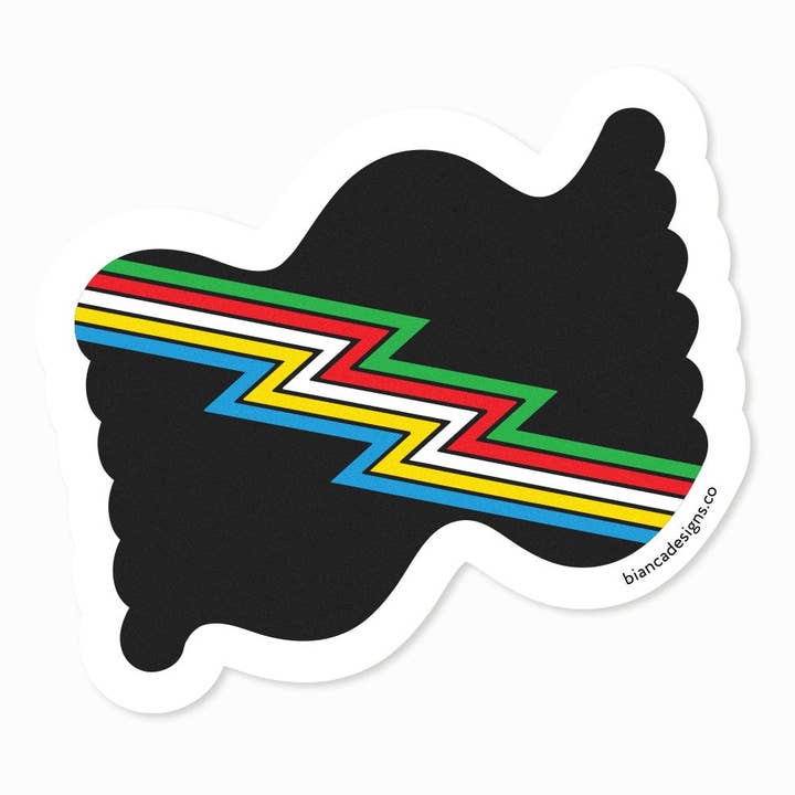 Autocolante Orgulho Ondulado de Deficiência por atacado de Bianca's Design Shop